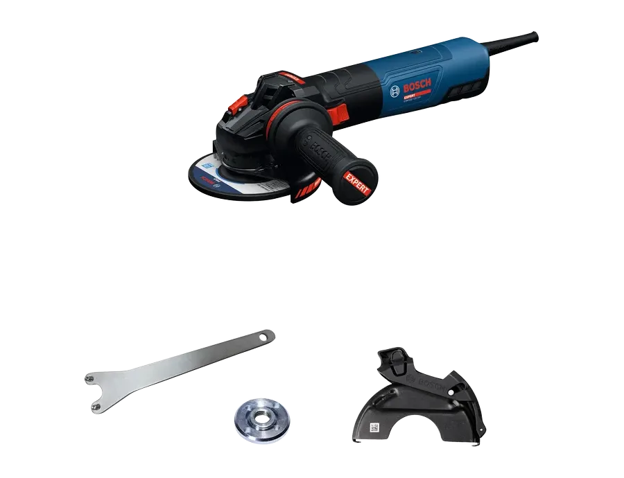 Bosch EXPERT EXWS20-125B 2.000-Watt Winkelschleifer mit 125-mm-Scheibe für schwere Trenn- und Schleifarbeiten